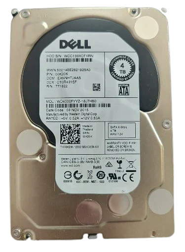HDD 3.5 * 4TB  MG03ACA400 DELL 7200rpm 64MB SATA3 rfb