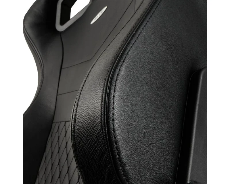 NOBLECHAIRS EPIC Real Leather Gaming stolica crna