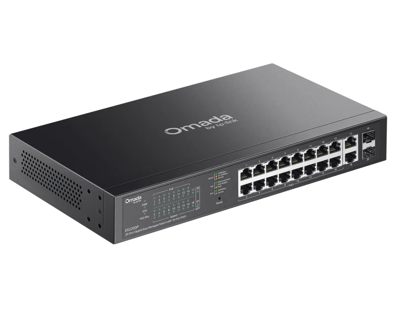 TP-LINK ES220GP(UN) Omada 20-Port Gigabit Easy upravljivi Switch sa16-Port PoE+