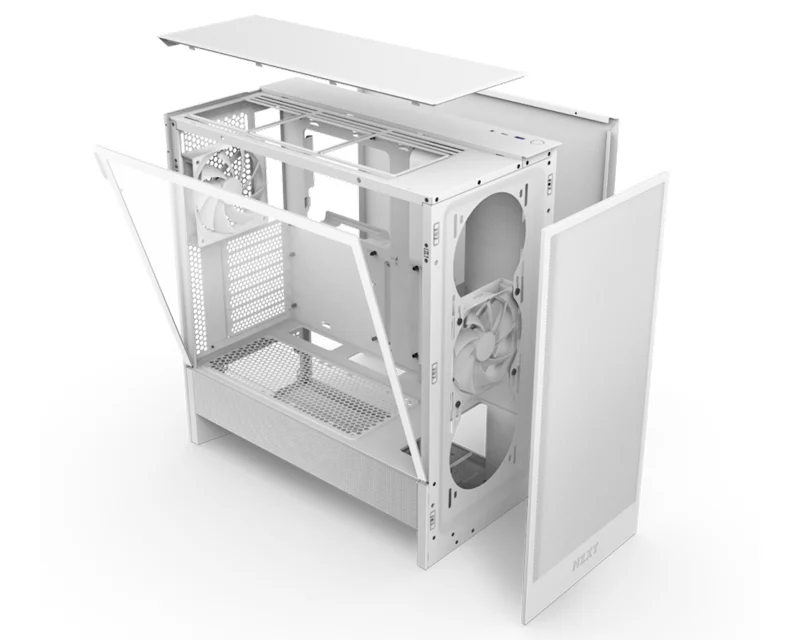 NZXT H5 Flow Gaming kućište belo (CC-H52FW-01)