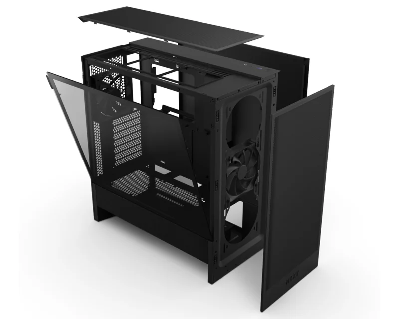 NZXT H5 Flow Gaming kućište crno (CC-H52FB-01)