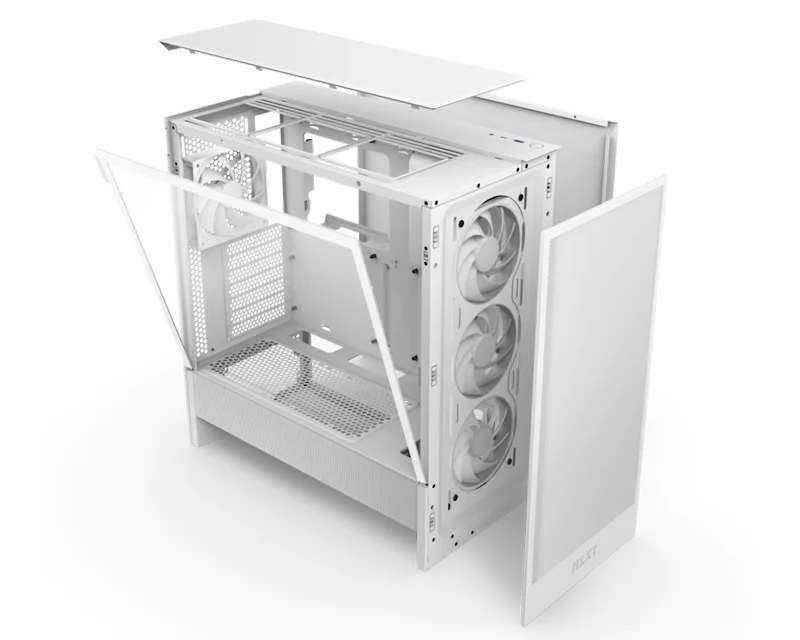 NZXT H5 Flow RGB Gaming kućište belo (CC-H52FW-R1)