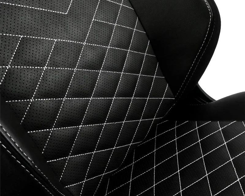 NOBLECHAIRS HERO Gaming stolica crno-platinum bela