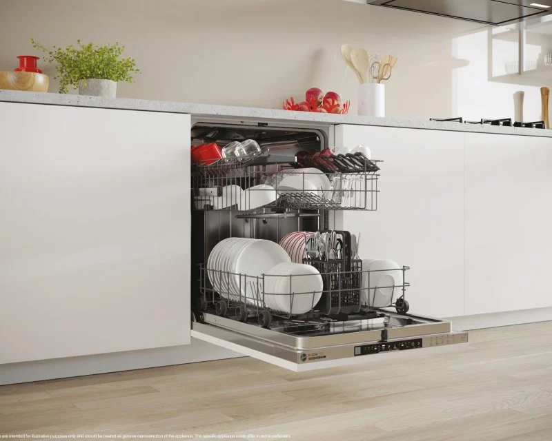 HOOVER HI 3E7L0S Eco Power inverter ugradna mašina za pranje sudova