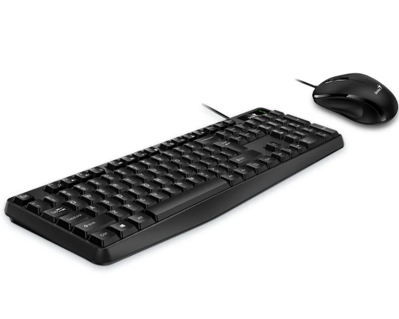 GENIUS KM-170 USB YU crna tastatura+ USB crni miš