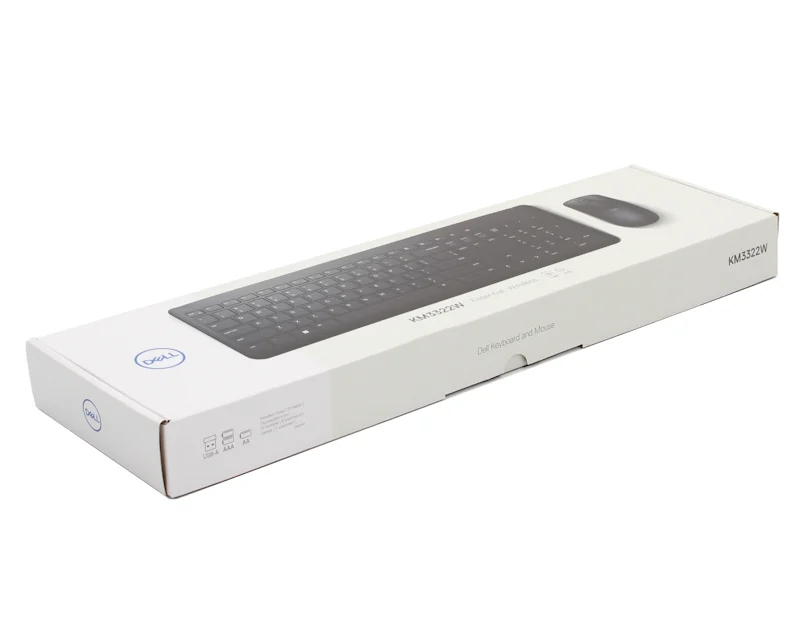 DELL OEM KM3322W Wireless US tastatura + miš crna