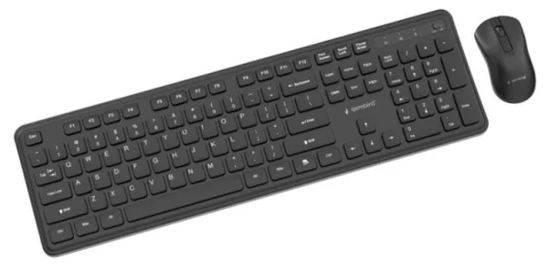 KBS-WPS-01 Gembird Slim Pro Business bežièni desktop set, crna, US raspored