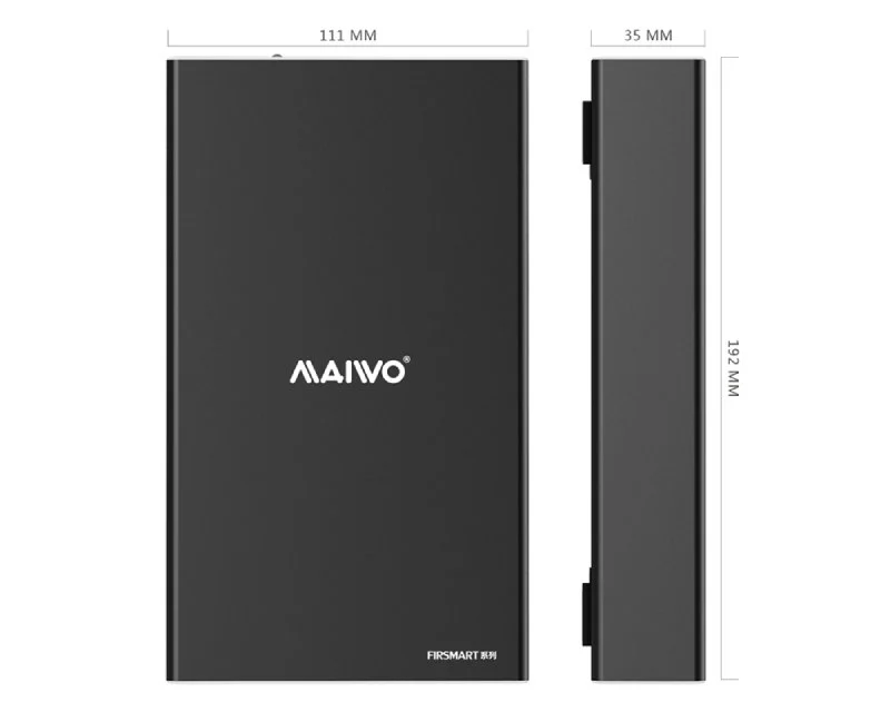 MAIWO Klon Kućište USB 3.2 Gen2 10Gbps HDD/SSD za 3,5 inča/2,5 inča HDD i NVMe SSD, K3527N