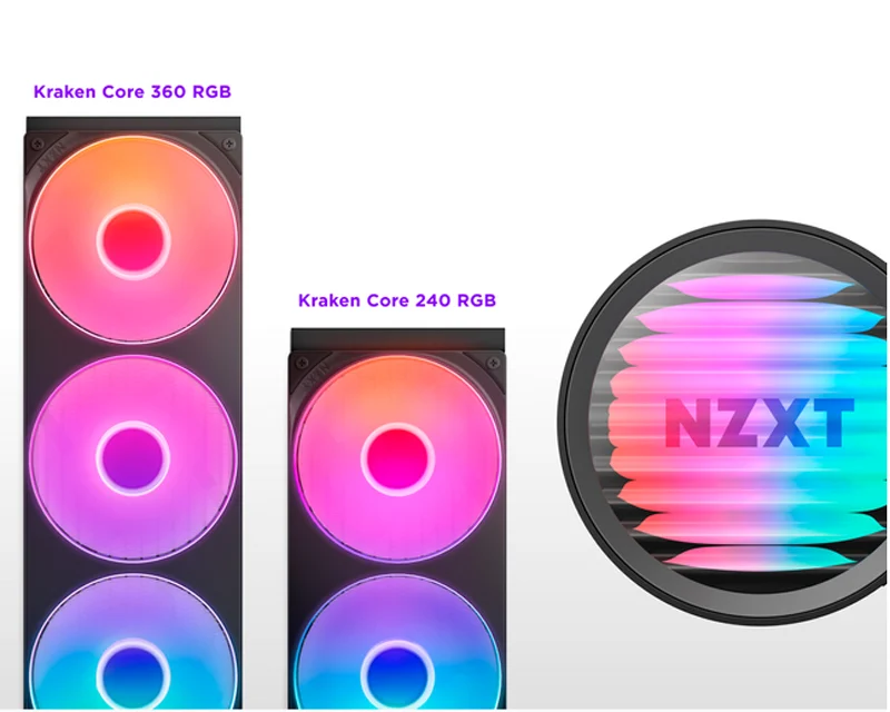 NZXT Kraken Core 240 RGB vodeno hlađenje crno (RL-KR24C-B1)