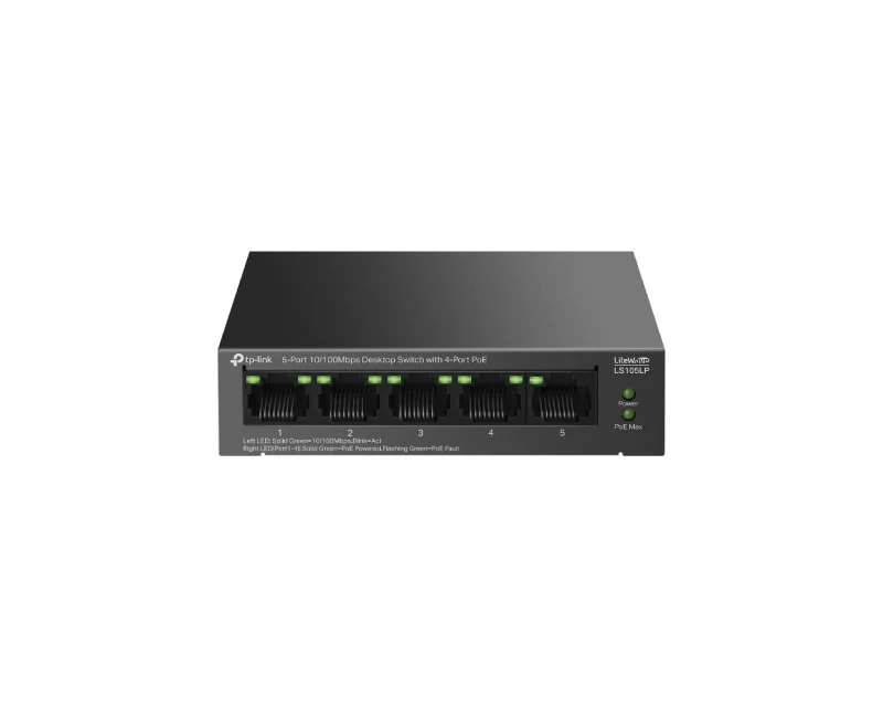 TP-LINK_ LS105LP(UN) 5-Port 10/100Mbps Desktop Switch