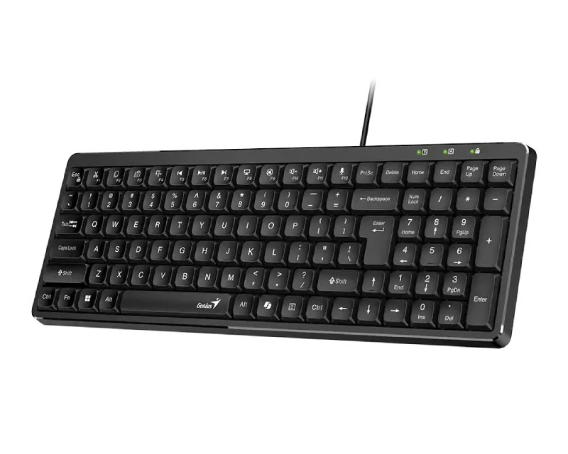GENIUS LuxeMate 120 USB US slim crna tastatura