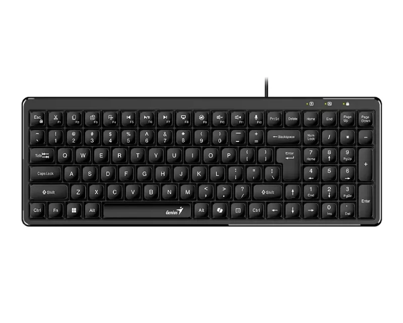 GENIUS LuxeMate 120 USB US slim crna tastatura