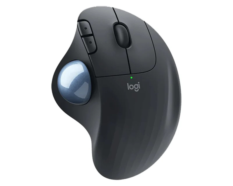 LOGITECH M575s ERGO Bluetooth Trackball Graphite Blue ball miš
