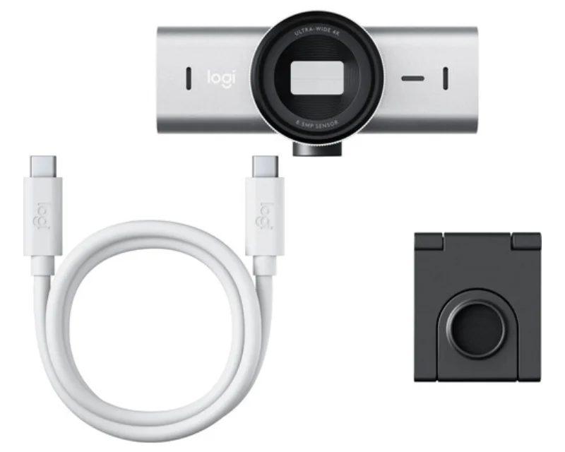 LOGITECH MX Brio 4K Ultra HD Pale Grey web kamera