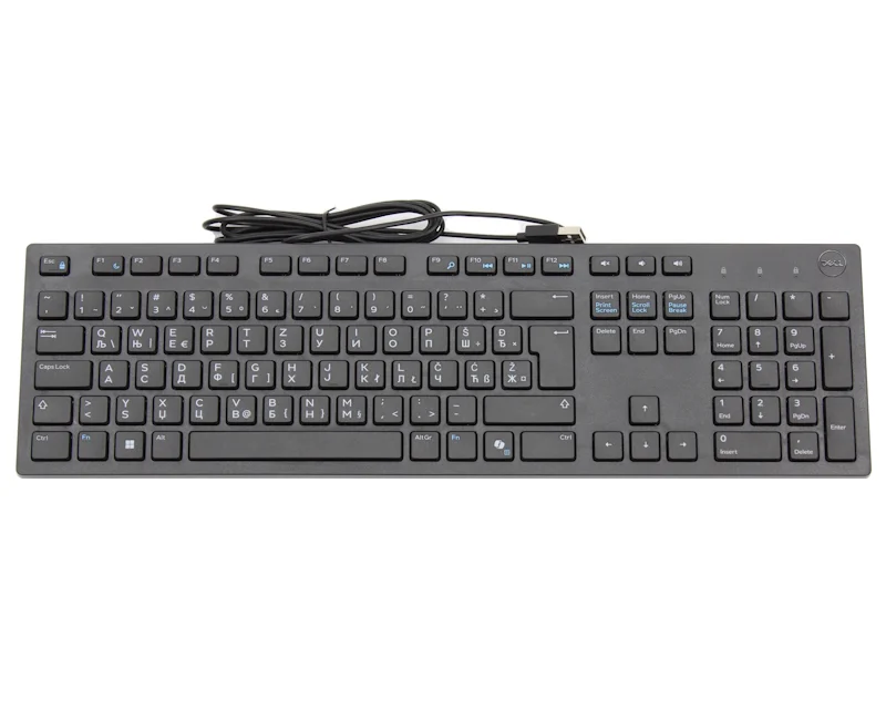 DELL OEM Multimedia KB216 USB SRB CYR tastatura crna