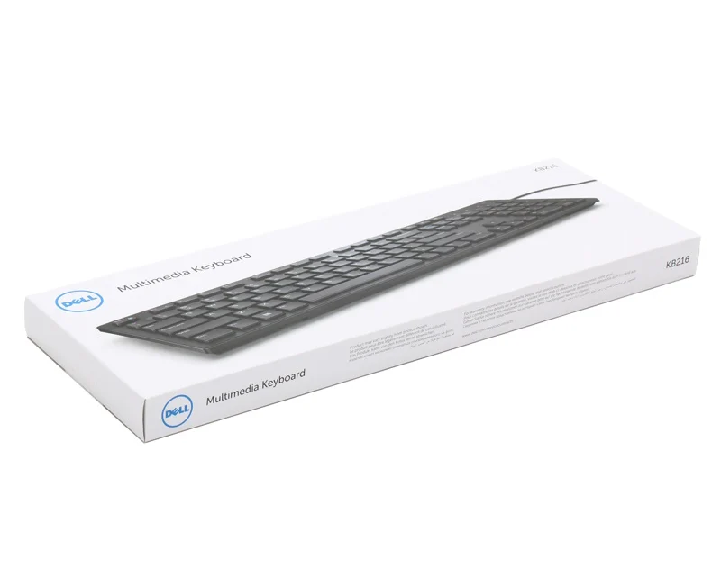 DELL OEM Multimedia KB216 USB US tastatura retail box crna