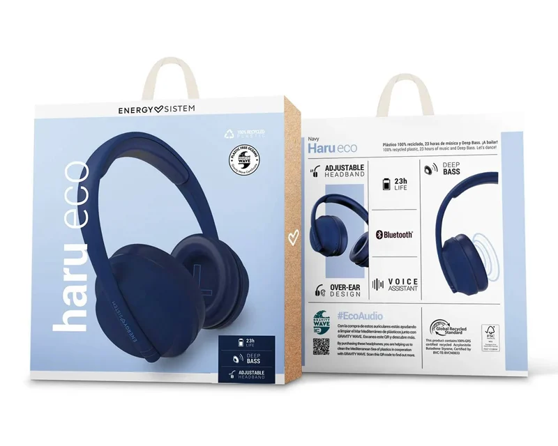 ENERGY SISTEM Navy Haru ECO Bluetooth slušalice plave