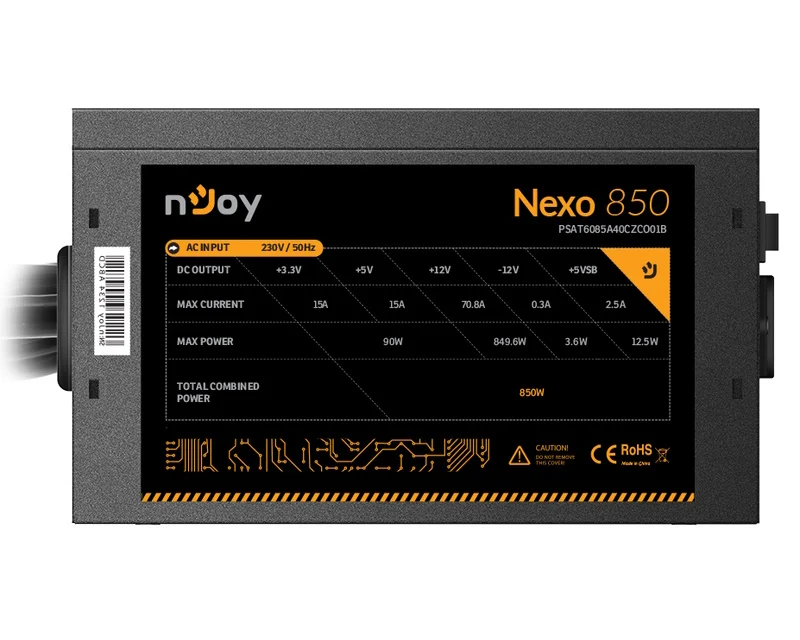 NJOY Nexo 850 850W napajanje (PSAT6085A40CZCO01B)