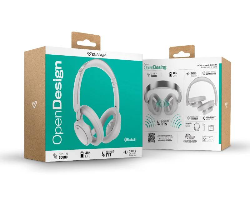 ENERGY SISTEM OpenDesign Headphones White (M50060)