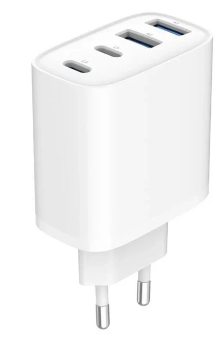 TA-UC-2A2C-PD40-01-W Gembird 4-port 40 W GaN USB PowerDelivery fast charger, white