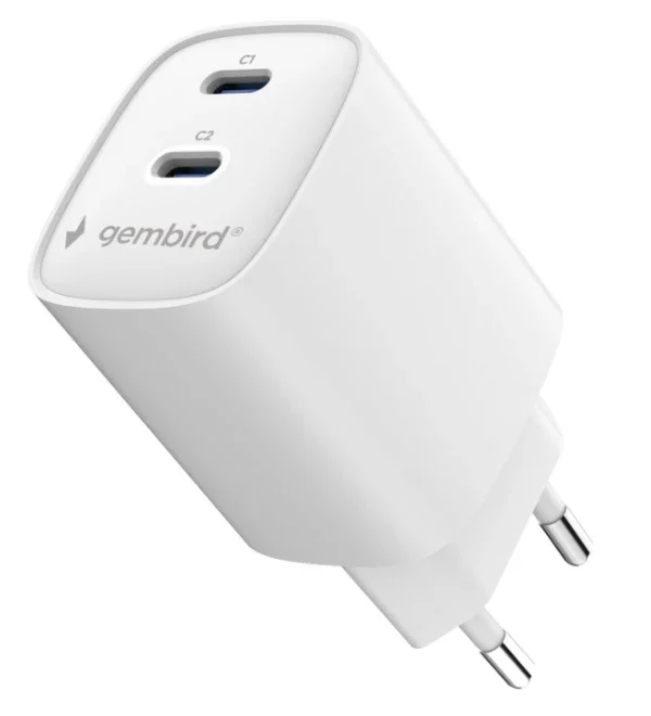 TA-UC-2C-PD45-01-W Gembird 2-port 45 W USB fast charger