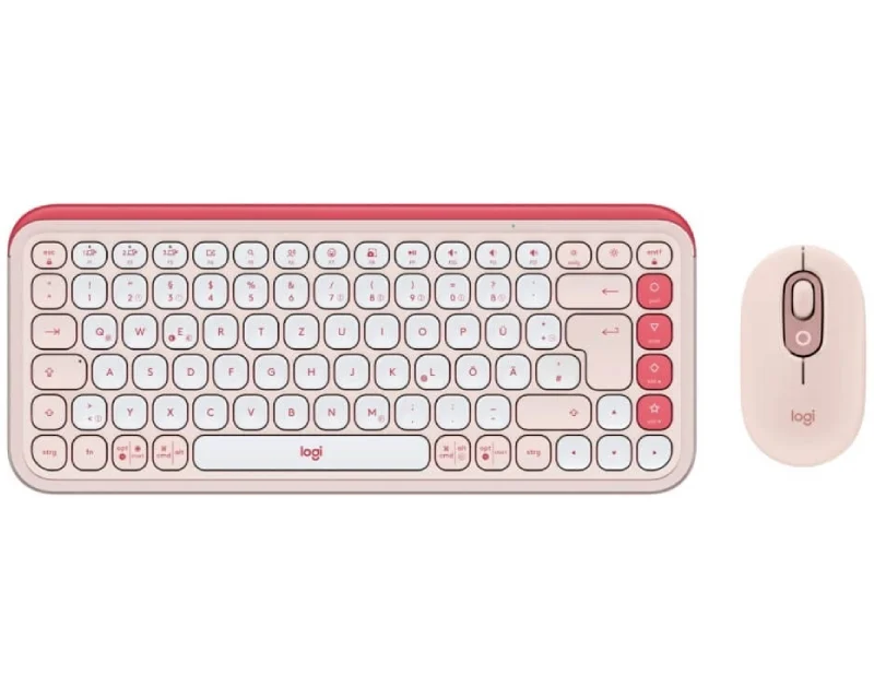 LOGITECH POP Icon Combo US tastatura rose