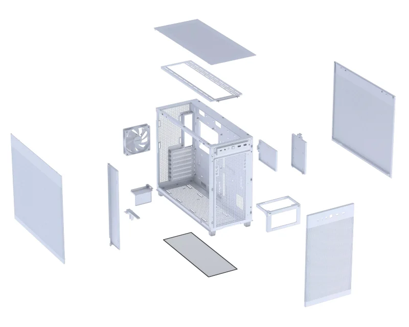 ASUS PRIME AP303 MESH WHITE micro-ATX kućište belo