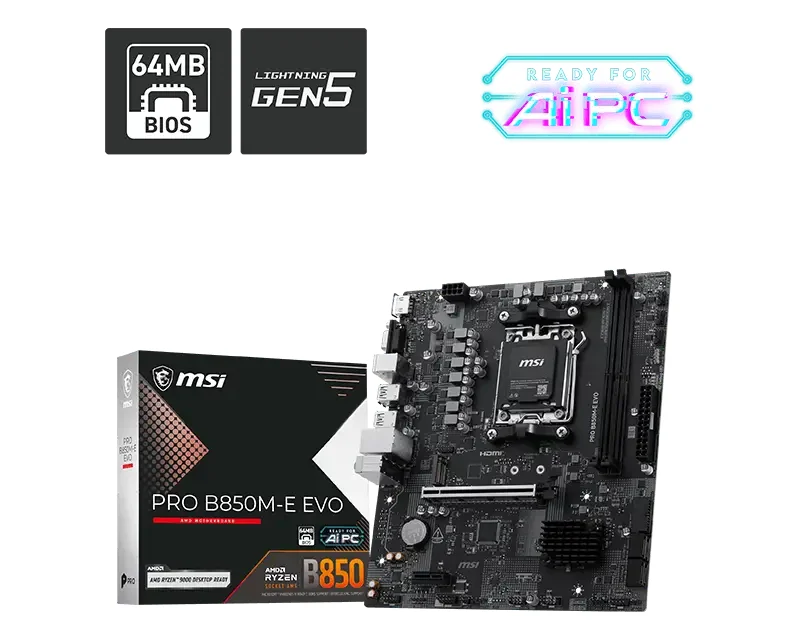 MSI PRO B850M-E EVO matična ploča