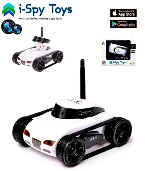 CAM-IP1MP-SPY Tank GMB mobile APP remote controlled 4ch WiFi HD camera, LED, 150m range, in/outdoor