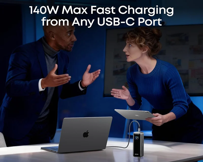 ANKER Prime 20000mAh, 220W, Power Bank za laptop crni
