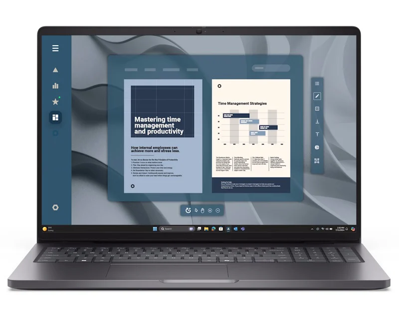 DELL Pro 16 16 inch FHD+ 300nits AMD Ryzen 5 220 8GB 512GB SSD Backlit FP Win11Pro 3yr ProSupport