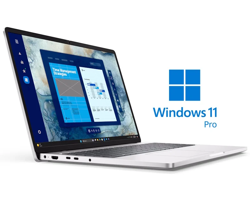 DELL Pro 16 16 inch FHD+ 300nits Core Ultra 5 235U 16GB 512GB SSD YU Backlit FP Win11Pro 3yr ProSupport laptop