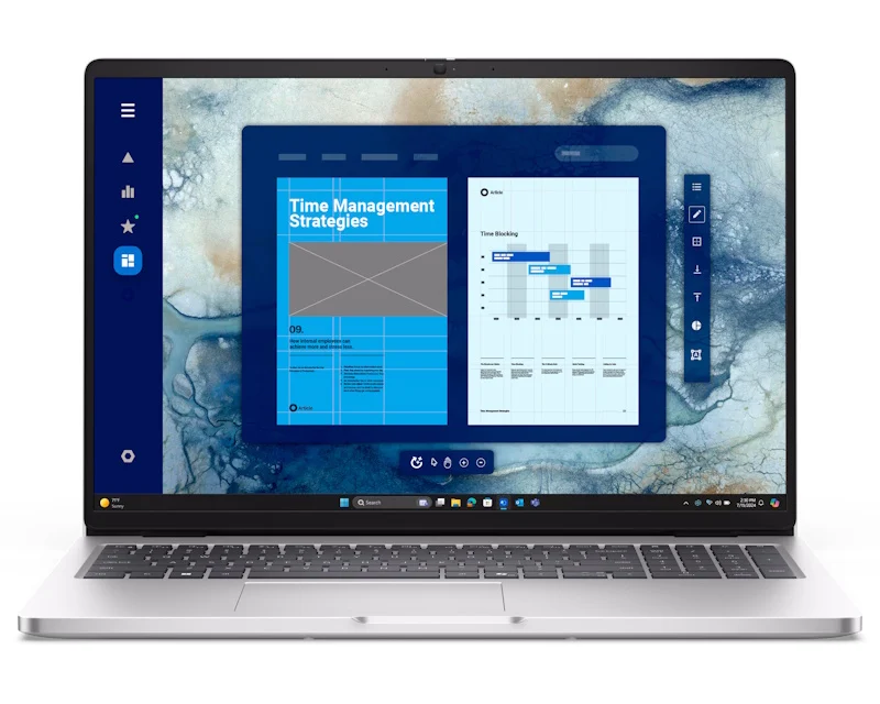 DELL Pro 16 16 inch FHD+ 300nits Core Ultra 7 255U 16GB 512GB SSD Backlit FP Win11Pro 3yr ProSupport