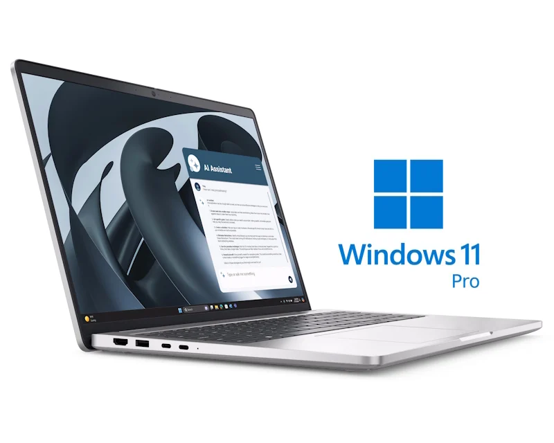 DELL Pro 16 Plus 16 inch FHD+ 300nits AMD Ryzen AI 7 PRO 350 32GB 512GB SSD Backlit FP SC Win11Pro 3yr ProSupport