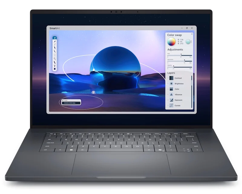 DELL Pro Max 16 Premium 16 inch FHD+ 120Hz 500nits Core Ultra 7 265H 32GB 1TB SSD RTX PRO 2000 8GB Backlit FP Win11Pro 3yr ProSupport laptop