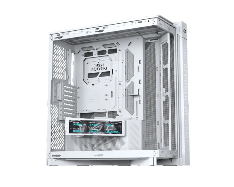 ASUS ROG CRONOX GR801 CURVE TG ARGB WHITE Gaming kućište belo