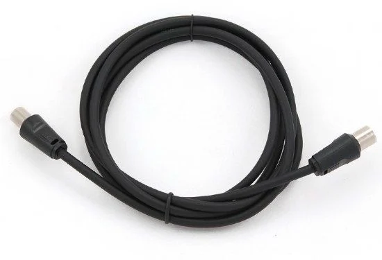 CCV-515 Gembird Koaksialni kabl sa konektorima TV plug to TV socket 1.8 meter antenski
