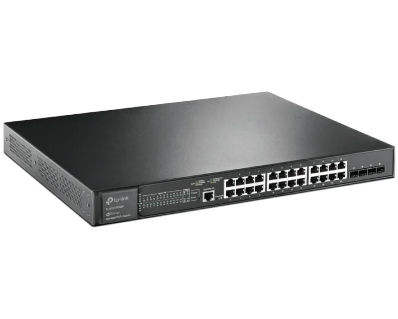 TP-LINK SG3428XMP Omada 28-Port upravljiv Switch sa 24- Porta PoE+ + 4-Port 10GE SFP+ L2+
