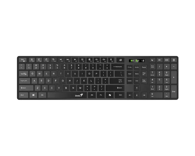 GENIUS SlimStar 7250BT, AI, crna YU wireless tastatura