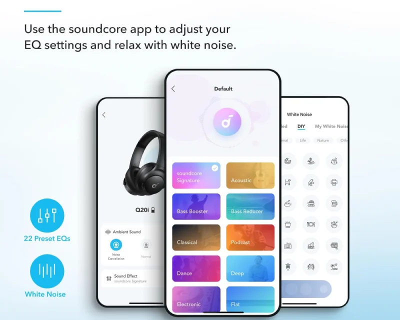 ANKER Soundcore Q20i ANC BT slušalice crne