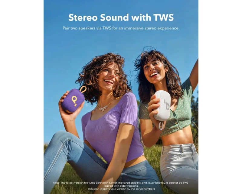 ANKER Soundcore Select 4 Go prenosivi bluetooth IP67 zvučnik ljubičasti