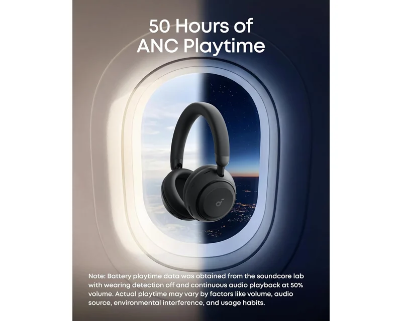 ANKER Soundcore Space 2 ANC BT slušalice crne