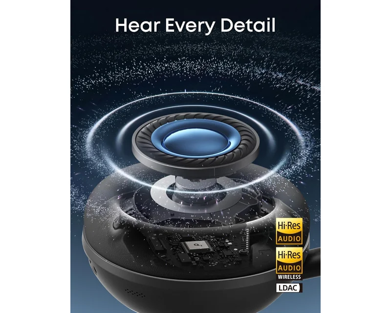 ANKER Soundcore Space 2 ANC BT slušalice crne