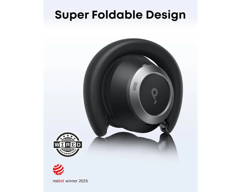 ANKER Soundcore Space One Pro ANC BT slušalice crne