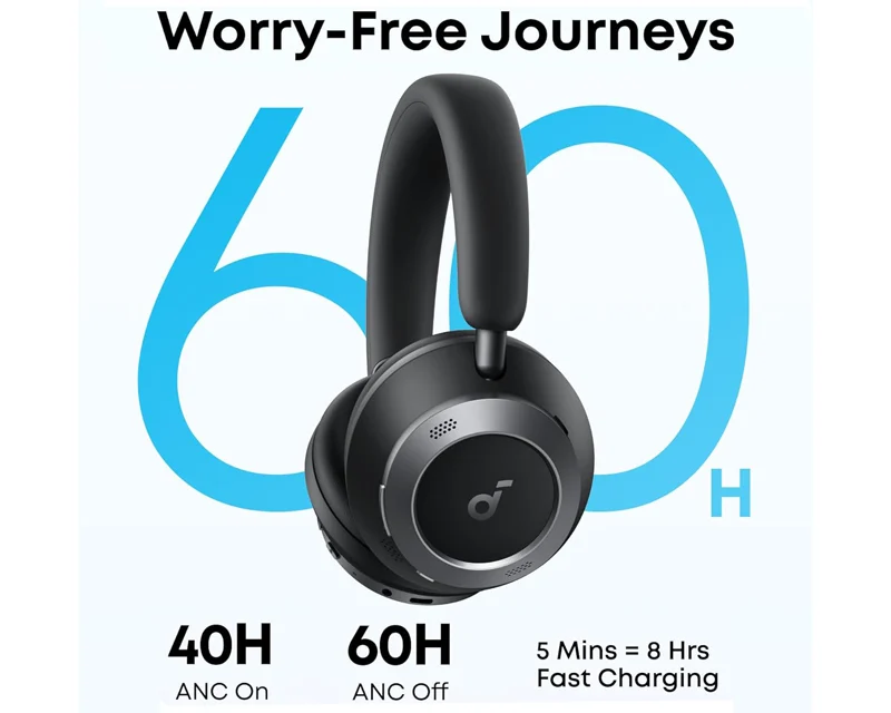 ANKER Soundcore Space One Pro ANC BT slušalice crne