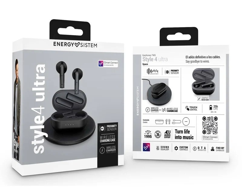 ENERGY SISTEM Style 4 Ultra Space True Wireless slušalice crne (M45346)