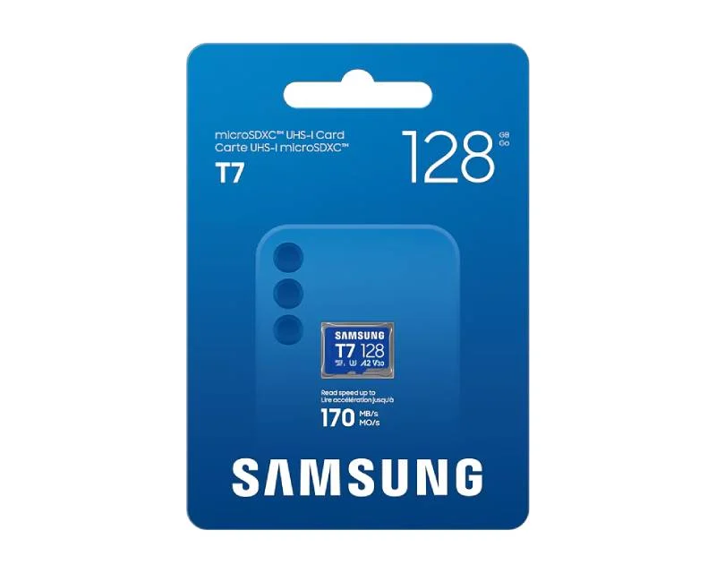 SAMSUNG T7 Memorijska kartica microSDXC UHS-I U3 V30 A2 128GB MB-MB128T