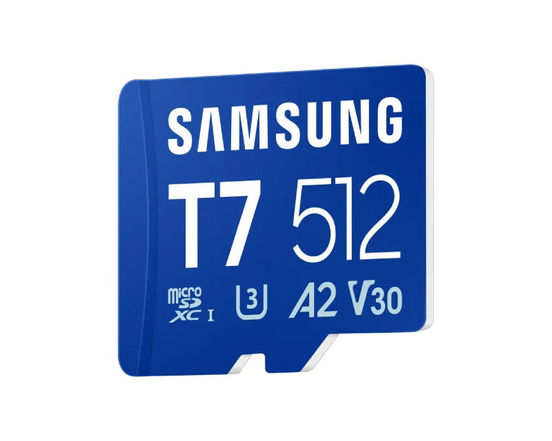 SAMSUNG T7 Memorijska kartica microSDXC UHS-I U3 V30 A2 512GB MB-MB512T