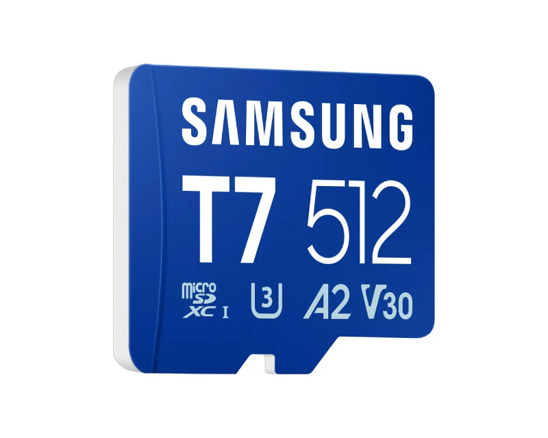 SAMSUNG T7 Memorijska kartica microSDXC UHS-I U3 V30 A2 512GB MB-MB512T