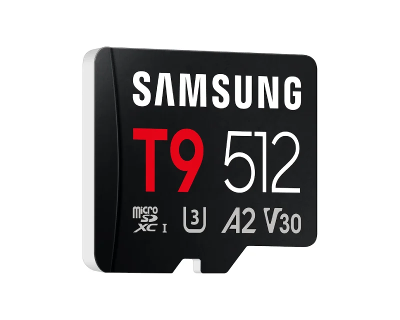 SAMSUNG T9 Memorijska kartica microSDXC UHS-I U3 V30 A2 512GB MB-MH512T